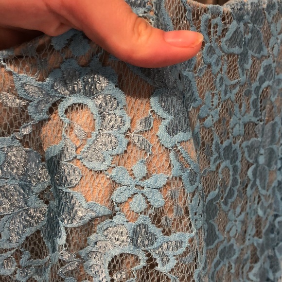Rubber ducky blue lace mermaid two piece dress - Picture 8 of 11